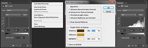 Adjusting levels, contrast and brightness to make xray see through clothes using Photoshop. Part of tutorial about xraying clothes.